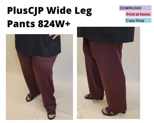 PlusCJP Wide Leg Pants 824W+ — Christine Jonson Sewing Patterns